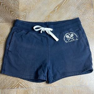 BONDELID Scandinavian Tennis Print Navy Ulla Shorts S